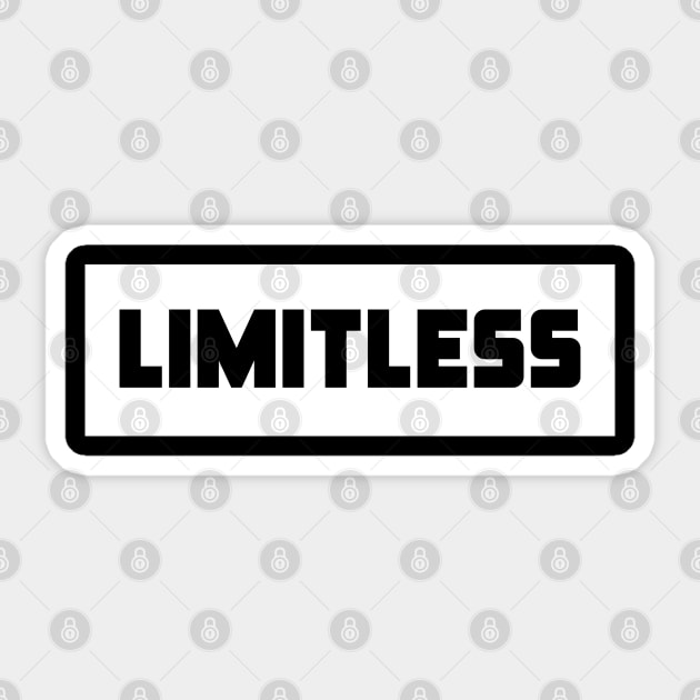 Limitless Sticker by ddesing